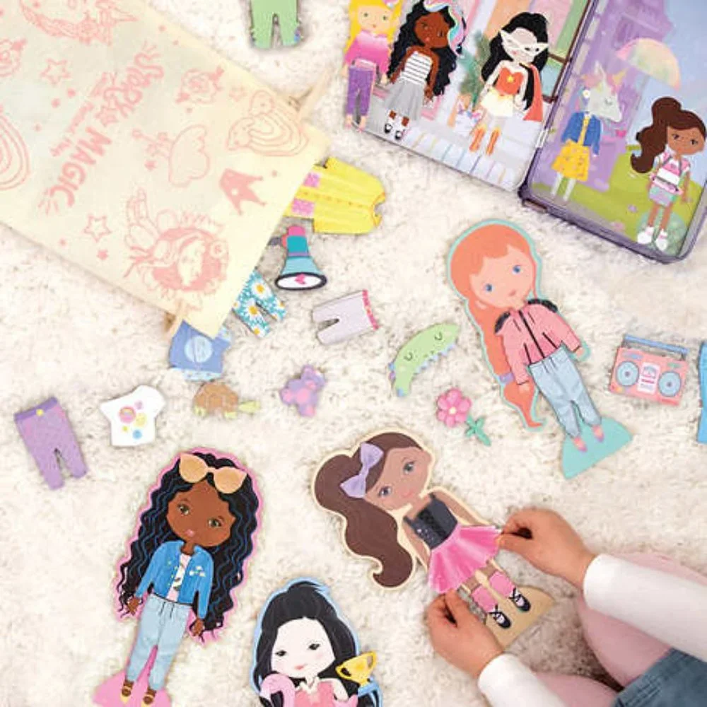 Have some fun!! Story Magic 2-in-1 Dress Up Doll Playset Brand New In Box - Picture 4 of 6